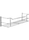 Sulfar Anti Rust Stainless Steel Multipurpose Wire Shelf 16 Inch Bathroom Rack Perfume Rack Shampoo Rack Store Rack for Bathroom and Kitchen (16x4x4 inch)