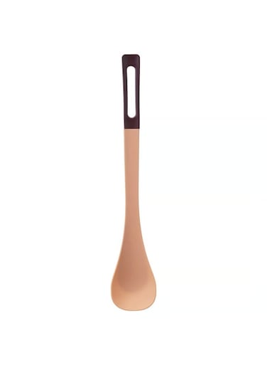 Cooking Spoon with Deep Bowl, Light Orange/Dark Red, 33 cm