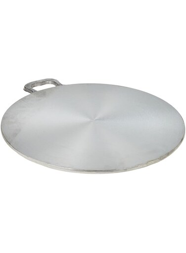 Raj Aluminium Arabic Tawa Fry Pan Frying Pan, 45cm, RAAT45, Suitable for Dosa, Crepe, Pancake, Omellete, Chapati, Roti, Paratha