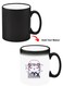 Color Changing Heat Sensitive Ceramic Mug, Image Revealed When HOT Liquid is Added! Rock