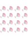 16 Pc Pink Mushroom Duvet Clips, Non-Slip with Buttons