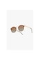 Lifestyle Riviera Round Frame Sunglasses with Stainless Steel Frame &amp; UV400 Protection