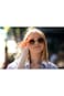 Lifestyle Riviera Round Frame Sunglasses with Stainless Steel Frame &amp; UV400 Protection
