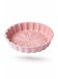 Non-Stick Round Baking Pan with Fluted Design &acirc;&euro;&ldquo; Ideal for Cake, Quiche, Tart &amp; Pie 28cm Pink