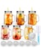 SKYLINK 16oz Glass Mason Jar Set of 6 with Lids and Straws - Mason Jars with Handles for Cold Drinks - Glass Mason Jars with Metal Lids, Plastic Straws, and Straw Hole Covers