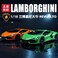 Lamborghini Official Licensed Revuelto 1:18 Scale Die-Cast Model Car &ndash; Highly Detailed Replica Hybrid Supercar &ndash; Opening Doors, Hood &amp; Trunk, Working Steering &amp; Suspension &ndash; (Green)