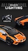 Lamborghini Official Licensed Hurac&aacute;n Sterrato 1:24 Diecast Model Car - Openable Doors, LED Lights, Engine Sound, Suspension - Premium Off-Road Supercar Collectible for Adults &amp; Kids &ndash; (Orange)