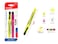 MOTARRO 2PCS Highlighter Set MC046-3 &ndash; Fuchsia &amp; Yellow Manga Marker Pens for Note-Taking, Lettering, and School Stationery Supplies