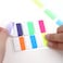 MOTARRO 6 Color Transparent Waterproof Sticky Notes Page Marker Index Tabs for File Classification Planner Stickers Office Supplies
