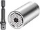 AL ARQAM 7mm-19mm Multi-functional Universal Socket Metric Wrench Power Drill Adapter Socket Set
