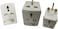 Litex 3-Way Universal Power Adapter &ndash; Multi-Plug Extension with Universal Sockets for Home, Office