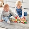 YALLABUYIT 40-piece wooden building block set, multicolour
