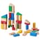 YALLABUYIT 40-piece wooden building block set, multicolour