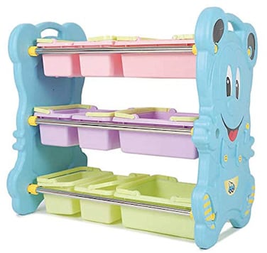 YALLABUYIT Toys Children Deluxe Multi-Bin Toy Organizer with Storage Bins, Toy Boxes and Storage (16662)