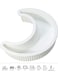 Shape Silicone Cake Mold White 9.05x7x2.08inch