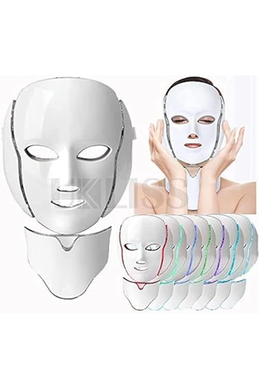 7 Color LED Light Therapy Facial Mask &ndash; Skin Rejuvenation Beauty Device for Anti-Acne, Wri
