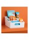 YouCopia Kitchen Cabinet Pantry Shelf bin Packet And Snack Bin Organizer, Medium, White, 50294 White 27.3x21.4x13cm