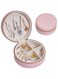 Mini Velvet Travel Jewelry Case, Travel Jewellery Box Organiser Small Jewelry Organiser Storage for Rings Earrings Necklace Bracelets
