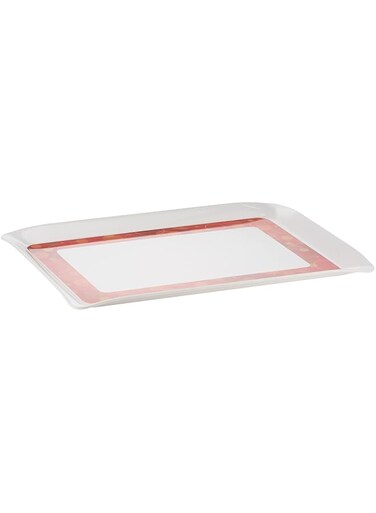 Servewell Polka Dot Red Tray White