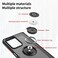 Case for Vivo Y19S Case Cover Metal Ring Holder Grip Kickstand Car Magnetic Mount Shockproof Matte Hard Back Bumper Case for Vivo Y19S (Black)