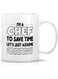 Retreez Funny Mug - I'm a Chef To Save Time Let's Just Assume I'm Always Right 11 Oz Ceramic Coffee Mugs - Funny, Sarcasm, Inspirational birthday, Kitchen gifts for friends, coworkers, mother, wife