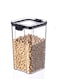 Airtight Food Storage Containers Set Dry Food Plastic Canisters Storage Organization for Kitchen and Pantry BPA Free Kitchen Canisters for Cereal Rice Plastic Grain Containers Storage Box 1300ML