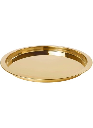Glattis Tray Brass Colour 38 Cm