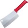 Master 7 Inch Stainless Steel Meat Cleaver (Red) - NSF Ready for Raw Meat Chopping