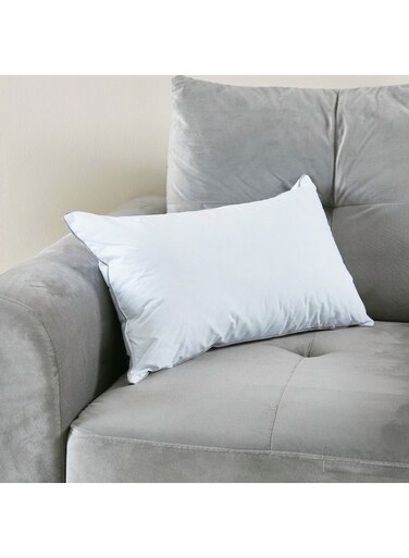Box Luxury Down Alternative Filled Cushion Cotton White 30 x 50cm