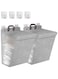 Folding laundry basket ,Set of 2 Wall-Mounted Laundry Baskets,Laundry basket hanging on the wall,Space-saving large laundry basket,gray