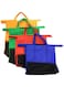 4 Pack Reusable Trolley Bags Shopping Cart Bags Trolley Bags Reusable Grocery Cart Bags Hanging Non Woven Organizer Bags for Normal Supermarket Trolleys