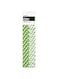 unique party Decorative Dot Paper Straws 10 Pieces, Lime Green