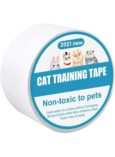 Okbuynow Cat Scratching Tape Furniture Protectors Guards From Cats Scratch Deterrent Training Pad For Couch, Sofa, Chair And Leather 1 Roll