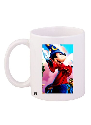 Mickey Mouse Printed Coffee Mug White/Red/Blue