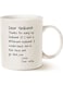 Your Wall Mauag Funny Valentines Day Gifts Husband Coffee Mug, Best Gifts For Husband Dad Father Cup, White 12 Oz