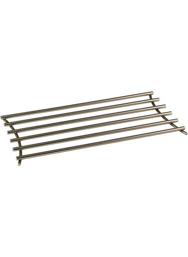 Heavy-Duty Heat Resistant Pot Trivet - Premium Stainless Steel Hot Dish Holder for Kitchen Counter and Dining Table Protection - Design 1 Silver