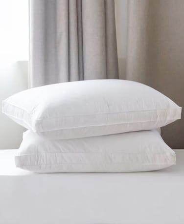 MAXQON 1-Piece Bed Pillow Double Piping Hotel Standard Extra Soft Microfiber Anti Allergic&amp;Anti-bacterial,  Size(50x70CM)