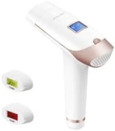 PrecisionWare Enzo EN-8591 Professional LCD Display 2-in-1 IPL Laser Epilator, Advanced Hair Removal Device With Adjustable Intensity Levels-Intl Version