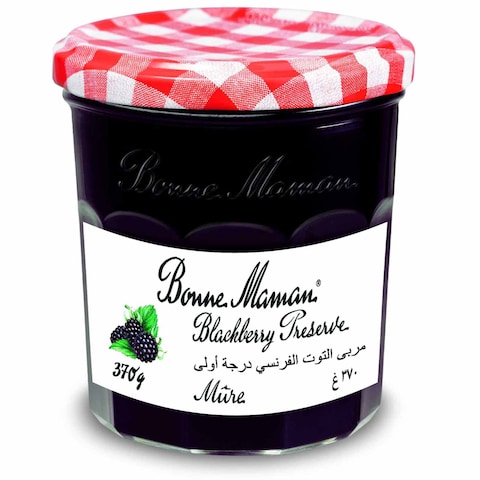 Bonne Maman Blackberry Preserve Made from Fresh Fruits 370g