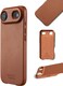 جراب جلدي لهاتف آيفون 17 إير - لون بني فاتح مع منفذ ماج سيف. مصنوع من جلد فاخر، يجمع هذا الجراب الأنيق بين الفخامة والمتانة، ويمنح مظهراً راقياً مع توفير حماية فائقة.