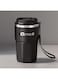 Jsofd Stainless Steel Coffee Cup, 480ml Vacuum Insulated Travel Mug for Home Office Outdoor Works Great for Ice Drinks and Hot Beverage (Black)