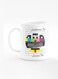 Designer Printed Coffee Mug with Heavy Duty Handle 11oz Ceramic Personalised Gift Mugs Cup [Microwave Safe &amp; Dishwasher Proof] - No Signal Arabic