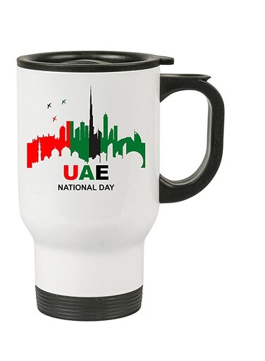 Travel Mug for UAE National Day and Flag day celebrations (Design 7)