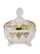Opalina Glass Sugar Bowl, Multi Color