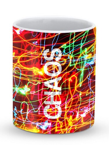 Premium Chaos Designer Mug Red/White/Green