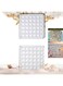 2Pcs Acrylic Magnetic Seashell Display Box, Multifunctional Gemstone Diamond Display Organizer Case, Mini Clear Seashell Storage Box for Seashell Jewelry Starfish Gemstone Trinket Nail Bead (36 Grids)