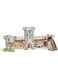 Papo Mini 33107 Mini Knights Castle Cardboard Environment, Multicolour