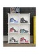 C&amp;C Home 6 pack Shoe Storage Boxes Plastic Stackable Shoebox, Shoe Organizer Containers with Lids, Drawer Type Front Opening Shoe Holder Containers (6 Box)
