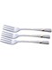 Cuisine Art CT-ELS/CF Berger Elsa Pastry Forks Set, Cake Forks Set of 3, Stainless Steel Small Fork with Golden Design