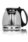 2-in-1 Electric Kettle 1500W with 2.0L Glass Kettle + 1L Teapot with Tea Strainer
